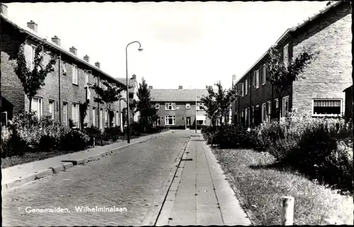 Ak Genemuiden Overijssel Niederlande, Wilhelminalaan