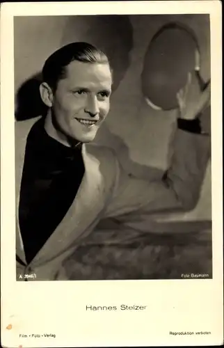Ak Schauspieler Hannes Stelzer, Portrait, Film Foto Verlag A 3946/1