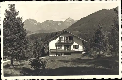 Ak Neuhaus Schliersee in Oberbayern, Veget. Fremdenheim Landhaus Hoppe