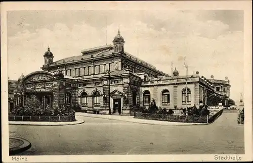 Ak Mainz am Rhein, Stadthalle