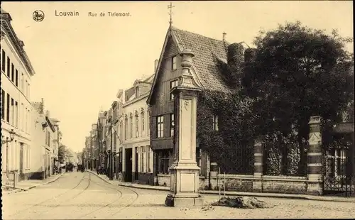 Ak Louvain Leuven Flämisch Brabant, Rue de Tirlemont
