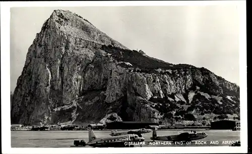 Ak Gibraltar, Northern End of Rock and Airport