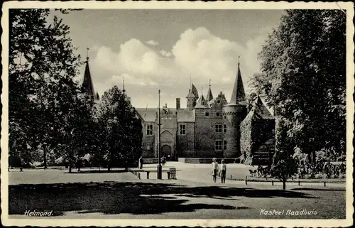 Ak Helmond Nordbrabant Niederlande, Kasteel Raadhuis