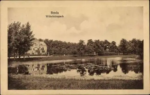 Ak Breda Nordbrabant Niederlande, Wilhelminapark