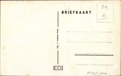 Ak Breda Nordbrabant Niederlande, Wilhelminapark, Vijver