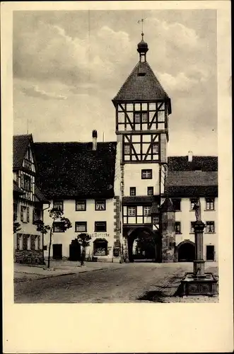 Ak Bräunlingen im Schwarzwald Baden, Stadttor