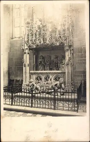 Foto Ak Reutlingen in Württemberg, Innenansicht Marienkirche