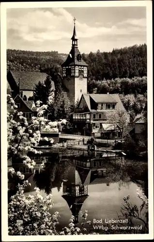 Ak Bad Liebenzell im Schwarzwald, Teilansicht, Turm