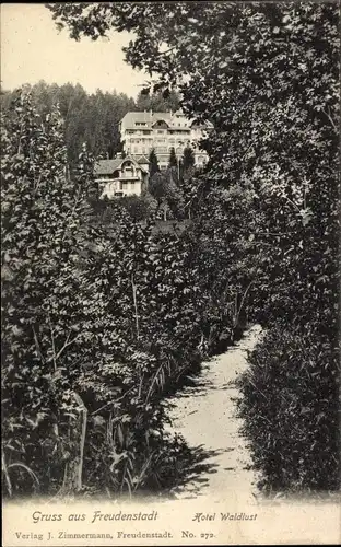 Ak Freudenstadt im Nordschwarzwald, Hotel Waldlust