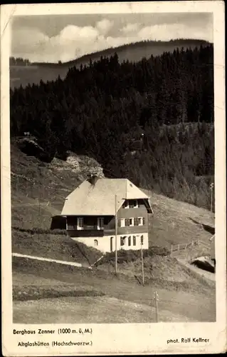 Ak Altglashütten Feldberg im Schwarzwald, Berghaus Zenner
