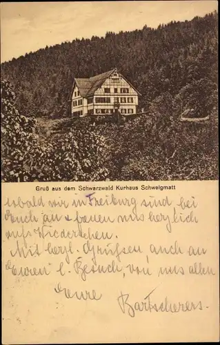 Ak Schweigmatt Raitbach Schopfheim in Baden, Schwarzwald Kurhaus