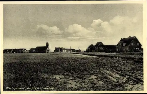 Ak Wieringermeer Hollands Kroon Nordholland Niederlande, Gezicht op Slootdorp