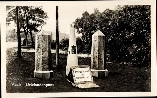 Ak Vaals Limburg Niederlande, Drielandenpunt