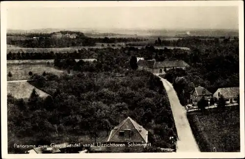 Ak Schimmert Limburg Niederlande, Panorama over Groothaasdal vanaf Uitzichttoren