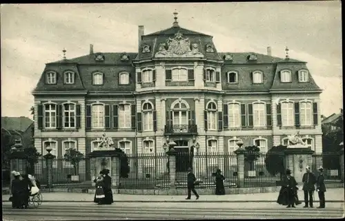 Ak Düsseldorf, Schloss Jägerhof, Kinderwagen