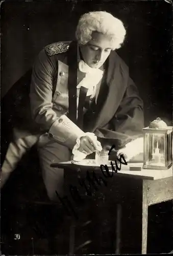 Foto Ak Schauspieler Willi Hartmann, Portrait, Autogramm