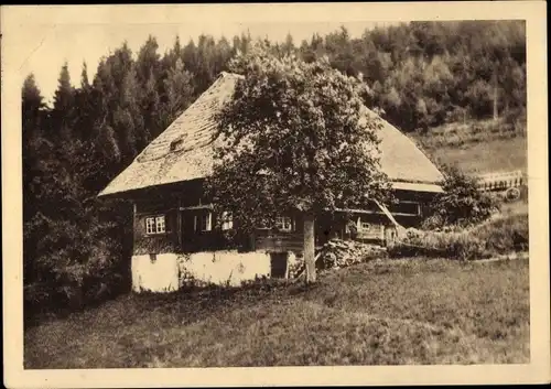 Ak Sankt Märgen im Schwarzwald, Das Bärthelshäusle