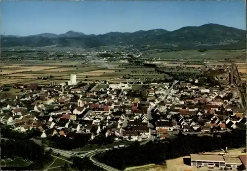 Ak Neuenburg am Rhein Baden, Panorama, Luftbild