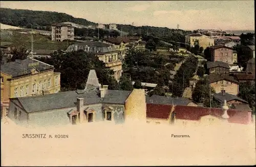 Ak Sassnitz auf Rügen, Panorama