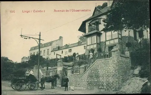 Ak Cointe Liège Lüttich, Avenue de l'Observatoire