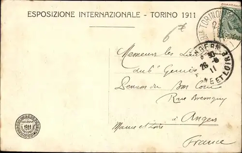 Ak Torino Turin Piemonte, Esposizione Internazionale 1911, Villaggio Alpino