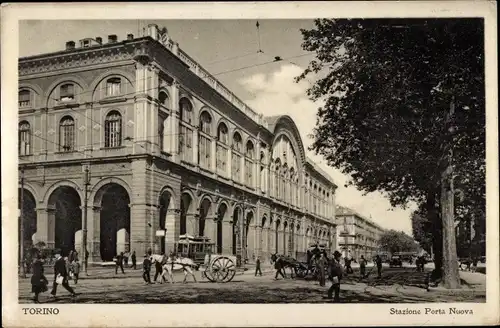 Ak Torino Turin Piemonte, Stazione Porta Nuova