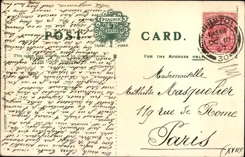 Ak Torquay Devon England, Rock Walk and Vane Hill