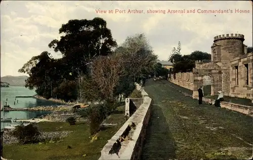 Ak Port Arthur Australien, Arsenal and Commandant's House