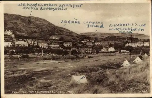 Ak Aberdyfi Aberdovey Wales, Penrhos from Sandhills