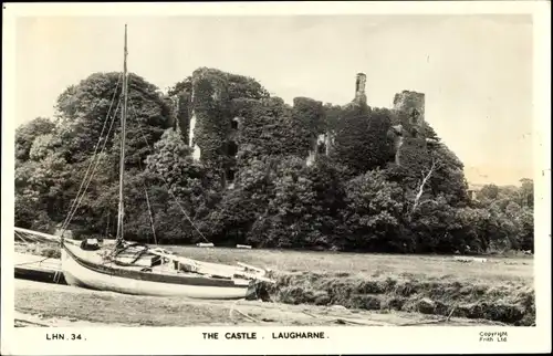 Ak Laugharne Wales, The Castle