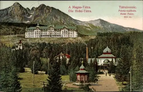 Ak Tatranská Lomnica Tatralomnicz Tatralomnitz Vysoké Tatry Hohe Tatra Slowakei, Palace Hotel