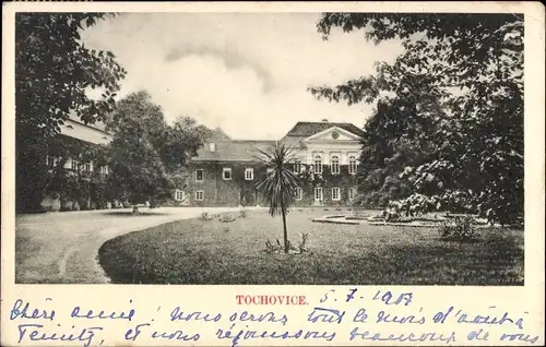 Ak Tochovice Mittelböhmen, Schloss