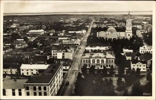 Ak Oulu Uleaborg Finnland, Blick auf die Stadt