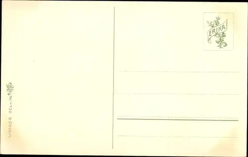 Ak Junge Frau mit Golfschläger