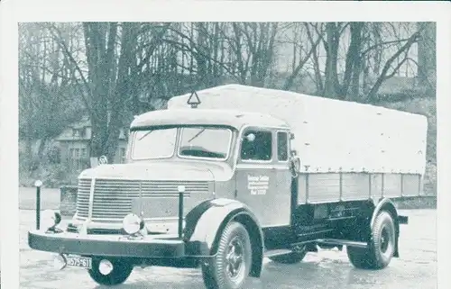 Sammelbild Das Kraftfahrzeug, Südwerke Typ Titan, Dt. Lastkraftwagen nach 1945