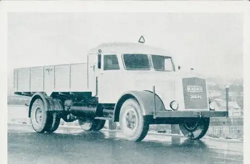Sammelbild Das Kraftfahrzeug, Kaelble K 832 L Pritschenwagen, Dt. Lastkraftwagen nach 1945