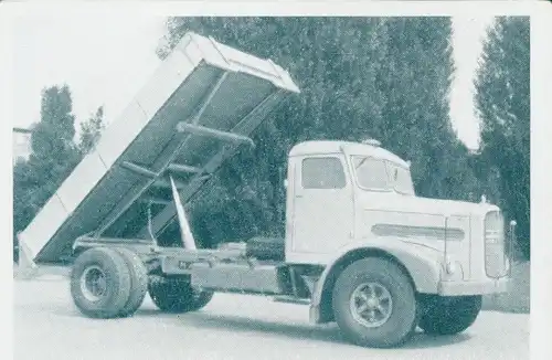 Sammelbild Das Kraftfahrzeug, MAN MK 26, Dt. Lastkraftwagen nach 1945