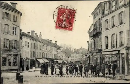 Ak Remiremont Lothringen Vosges, Rue de la Xavee