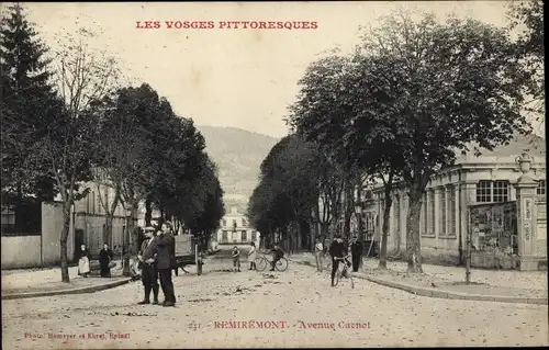 Ak Remiremont Lothringen Vosges, Avenue Carnot