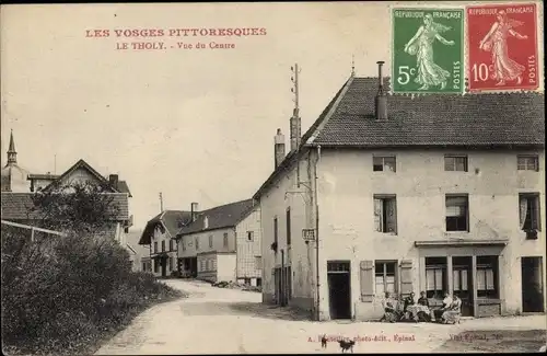 Ak Le Tholy Lothringen Vosges, Vue du Centre