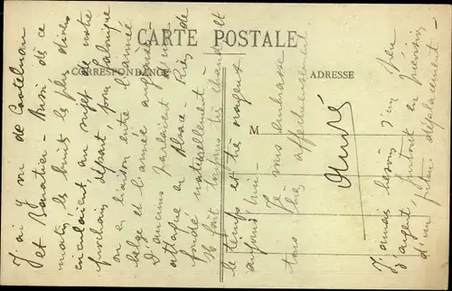 Ak Arches Lothringen Vosges, La Grande Rue, Hotel Moderne