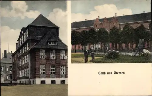 Ak Uetersen in Schleswig Holstein, Stadtansichten, Gebäude