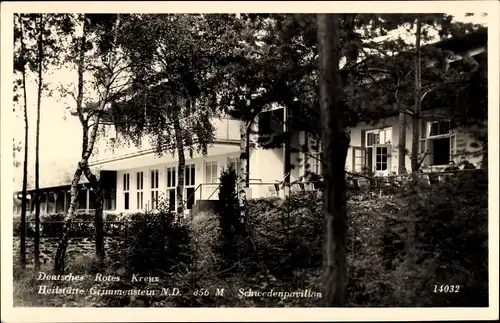 Ak Grimmenstein Niederösterreich, Heilstätte, Deutsches Rotes Kreuz, Schwedenpavillon