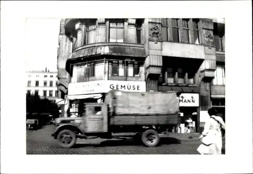 Foto Hamburg Mitte Altstadt, Hopfenmarkt, LKW, Gemüsehandlung