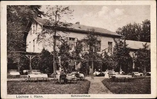 Ak Lüchow im Wendland, Schützenhaus, Terrasse