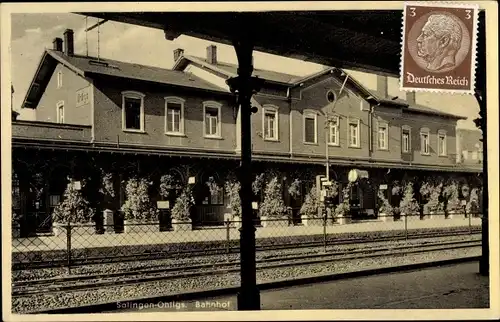 Ak Ohligs Solingen Bergisches Land, Gleisansicht