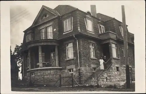 Foto Ak Mühlhausen in Thüringen, Stadtbergstraße 16, Anwohner, um 1950