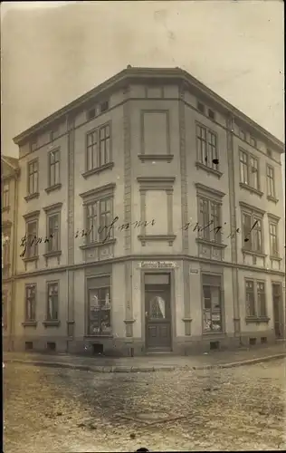 Foto Ak Mühlhausen in Thüringen, Wohnhaus Karlstraße 34, Eckgebäude, Geschäft