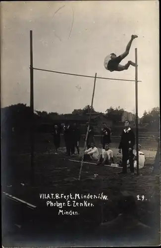 Foto Ak Minden in Westfalen, VII. ATB Fest, Hochsprung