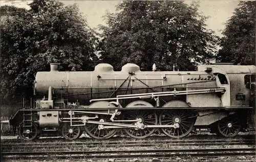 Ak Les Locomotives Francaises, Französische Eisenbahn, PLM, Dampflok, Tender 231 C, Typ Pacific